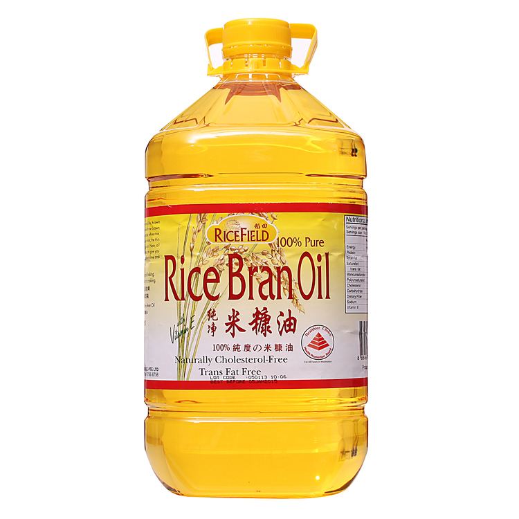 Rice bran oil Rice Field 100 Pure Rice Bran Oil 53 from RedMart