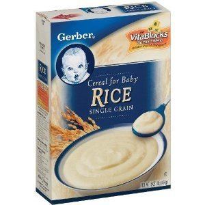 Rice cereal Can I Give My Baby Rice Cereal