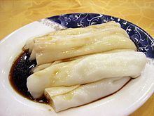 Rice noodle roll httpsuploadwikimediaorgwikipediacommonsthu