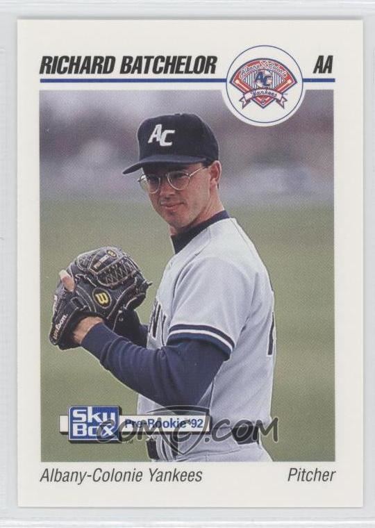 Rich Batchelor 1992 SkyBox PreRookie AlbanyColonie Yankees 3 Rich Batchelor