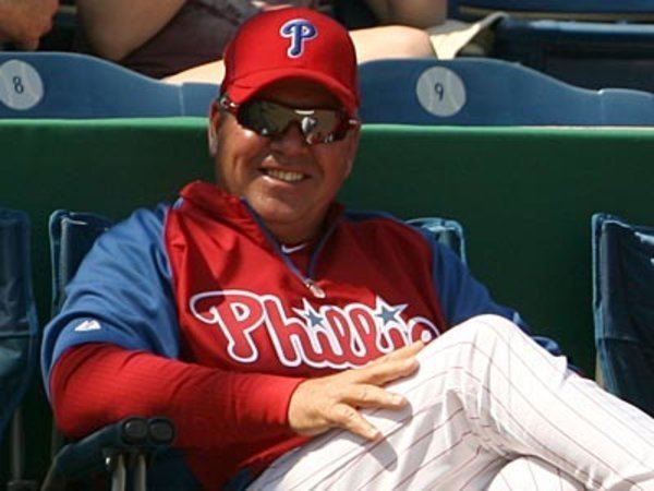 Rich Dubee Phillies Notes Rich Dubee watches son Michael pitch