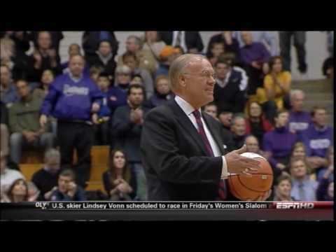 Rich Falk Rich Falk Honored During a Northwestern Wildcats Basketball Game 2