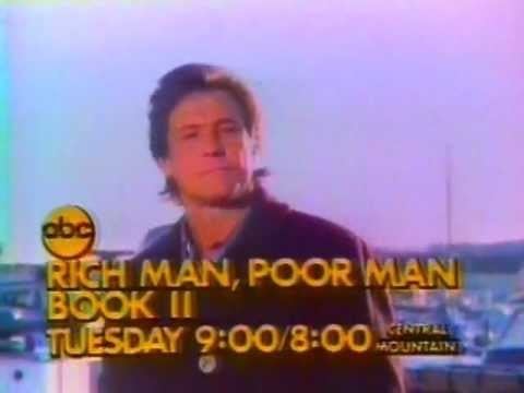 Rich Man, Poor Man Book II ABC promo Rich Man Poor Man Book II 1977 YouTube
