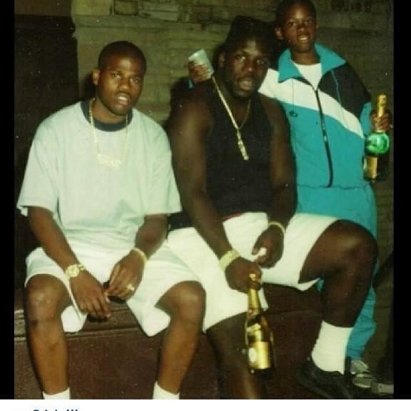 Rich Porter, his cousin Peanut, and his little brother Donnell (standing)