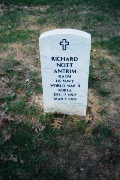 Richard Antrim Richard Nott Antrim Rear Admiral United States Navy