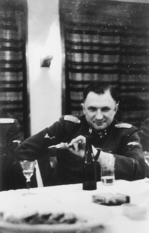 Richard Baer Closeup portrait of SS officer Richard Baer Commandant