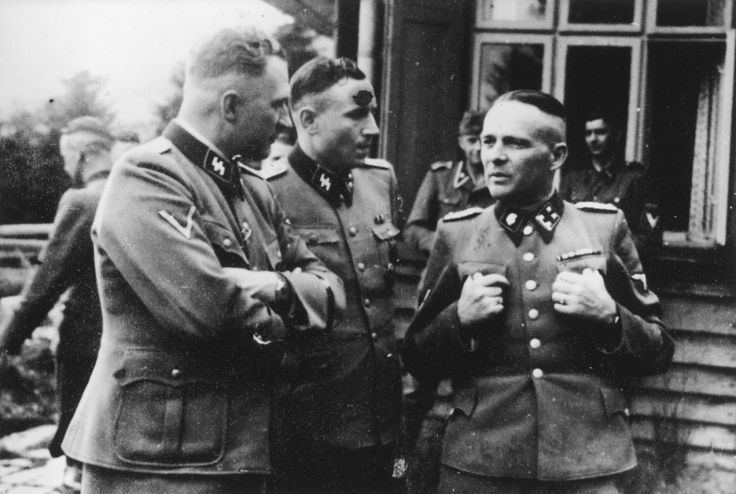 Richard Baer From left to right Richard Baer commandant of Auschwitz