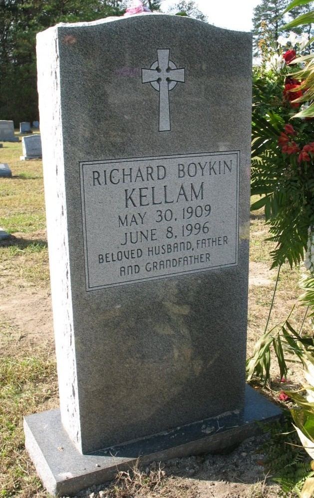 Richard Boykin Kellam Richard Boykin Kellam 1909 1996 Find A Grave Memorial