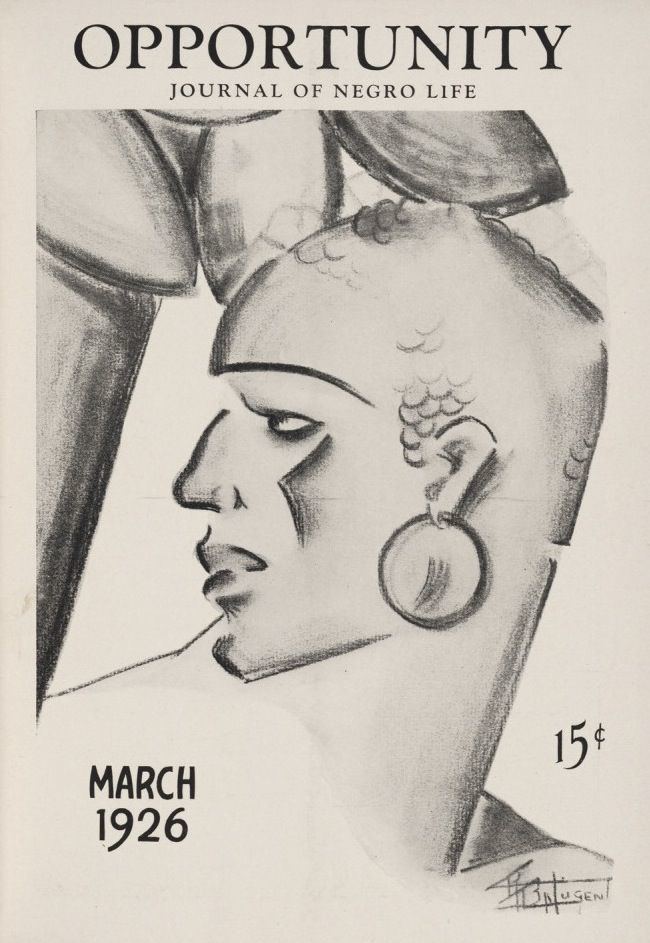 Richard Bruce Nugent Opportunity cover March 1926 illustration by Richard