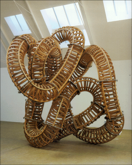 Richard Deacon (sculptor) Richard Deacon or The Awesome Wooden Slinky Sculpture