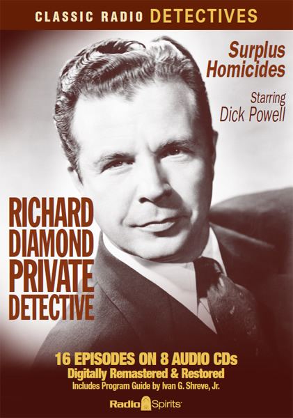 Richard Diamond, Private Detective RICHARD DIAMOND PRIVATE DETECTIVE mardecortsbajacom
