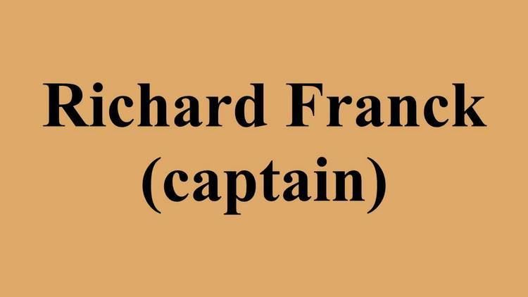 Richard Franck (captain) Richard Franck captain YouTube