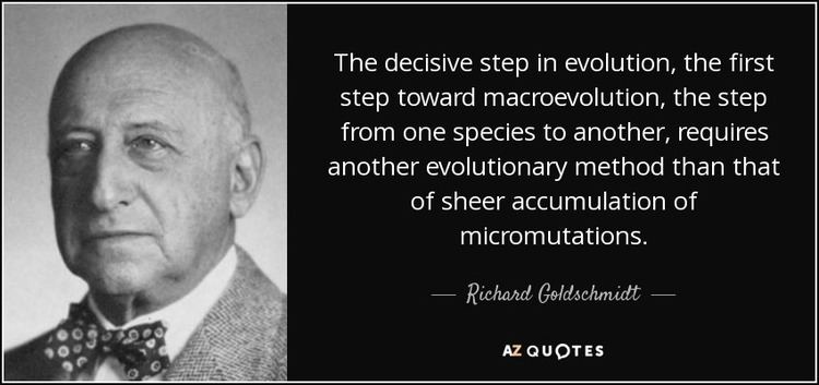 Richard Goldschmidt TOP 6 QUOTES BY RICHARD GOLDSCHMIDT AZ Quotes