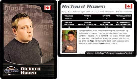 Richard Hoaen Richard Hoaen Pro Player Cards