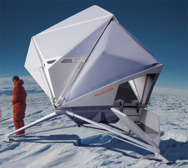Richard Horden Polar lab is a temporary Antarctic habitat and research station