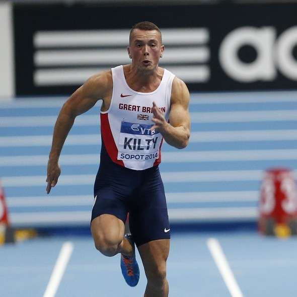 Richard Kilty Kilty wins gold for Britain Other Sport Daily Express