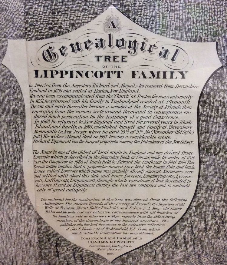 Richard Lippincott (Quaker) Richard Lippincott 1613 1683 Genealogy