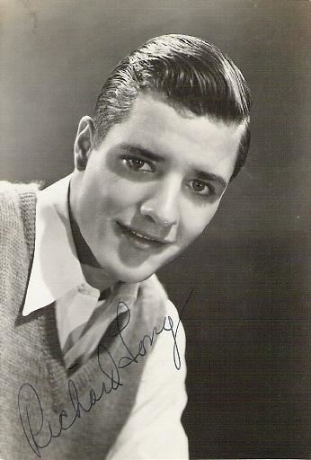 Richard Long (actor) Richard Long publicity photograph with autograph