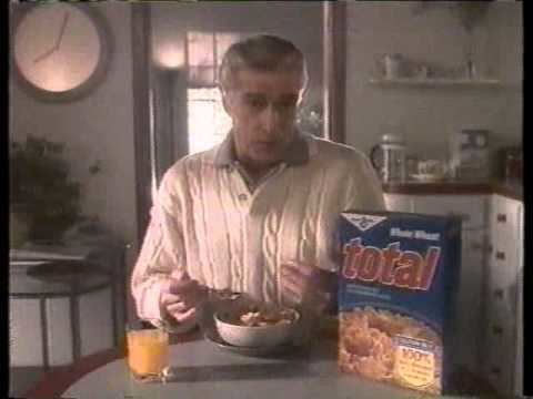 Richard Mulligan Richard Mulligan 1989 Total Cereal Commercial YouTube