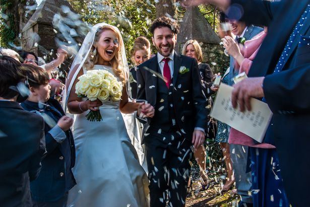 Richard Mylan Waterloo Road star Richard Mylan shares his gorgeous wedding snaps