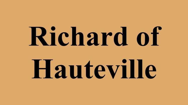 Richard of Hauteville Richard of Hauteville YouTube