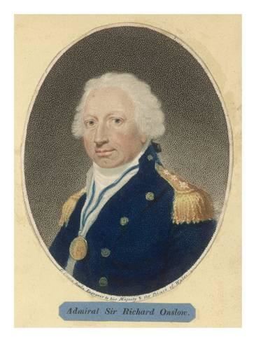 Richard Onslow (Royal Navy officer) Sir Richard Onslow British Admiral of the Royal Navy Giclee Print at