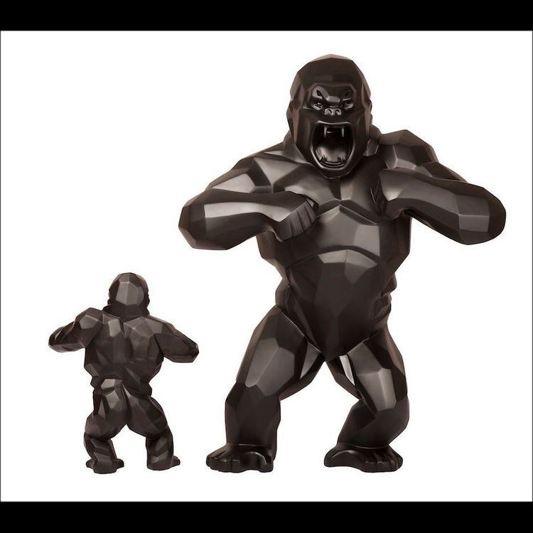 Richard Orlinski Richard ORLINSKI Wild Kong Original resin sculpture Expertissim