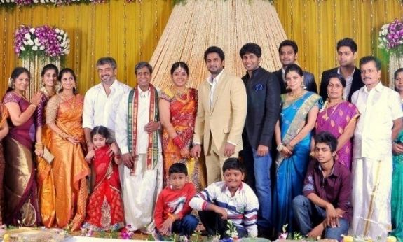 Family members of Richard Rishi at a wedding.