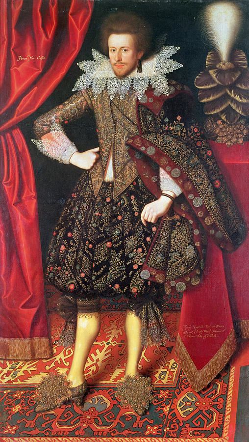 Richard Sackville (escheator) Richard Sackville 3rd Earl Of Dorset 15891624 1613 Oil On Canvas