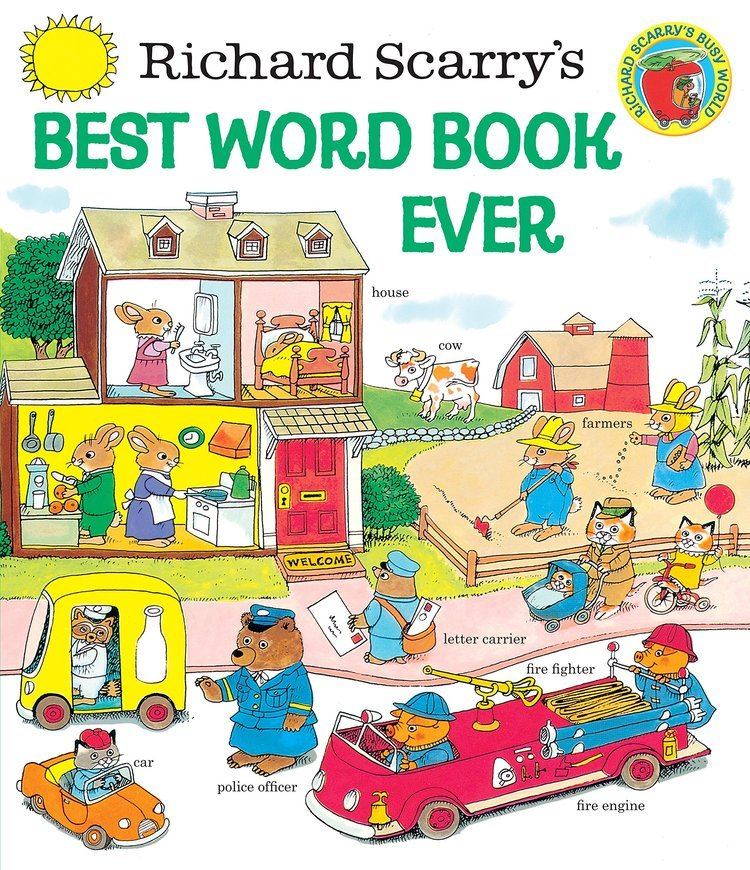 Richard Scarry Amazoncom Richard Scarry39s Best Word Book Ever Giant