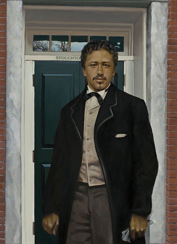 Richard Theodore Greener Painting unveiled of Colleges first AfricanAmerican graduate