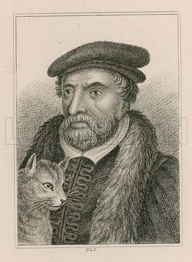Richard Whittington Portrait of Sir Richard Whittington and cat otherwise