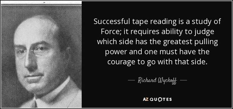 Richard Wyckoff QUOTES BY RICHARD WYCKOFF AZ Quotes