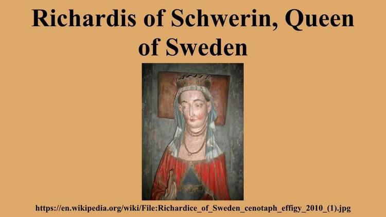Richardis of Schwerin, Queen of Sweden Richardis of Schwerin Queen of Sweden YouTube