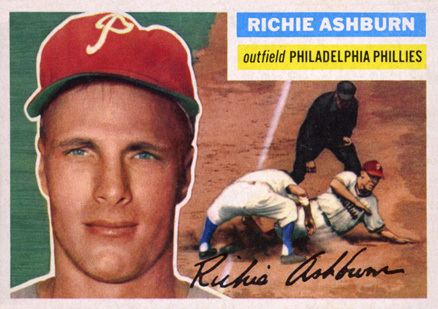 Richie Ashburn 1956 Topps Richie Ashburn 120 Baseball Card Value Price Guide
