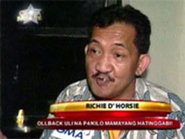 Richie D'Horsie Comedian Ritchie D39 Horsie passes away at 58 Showbiz GMA News Online