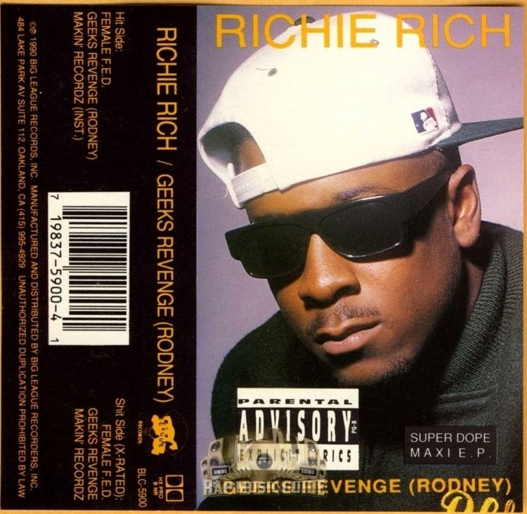 Richie Rich (rapper) Richie Rich Geeks Revenge Rodney Cassette Tape Rap Music Guide