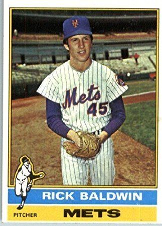 Rick Baldwin (baseball) 1976 Topps 372 Rick Baldwin New York Mets Baseball Card at Amazons