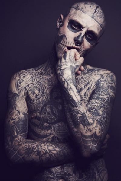 Rick Genest On another level of coolRick Genest on Pinterest Rick