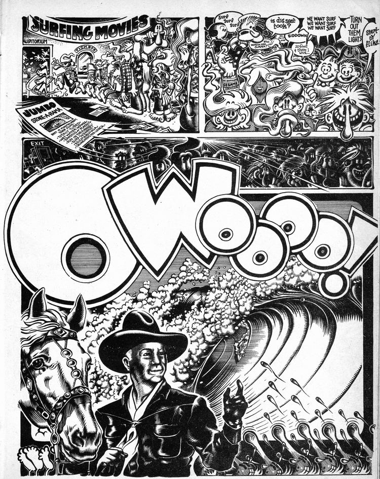 A Page From Omo Bob Rides South Rick Griffin