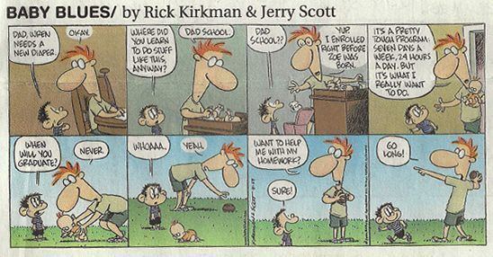 Rick Kirkman Dad School Cartoon Rick Kirkman Jerry Scott Familyman