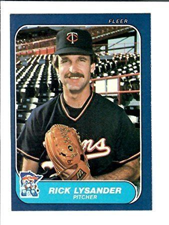 Rick Lysander 1986 Fleer 399 Rick Lysander Baseball Card494684 at Amazons