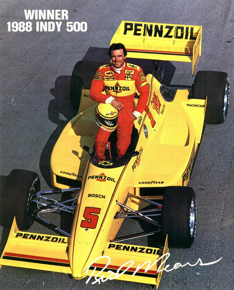 Rick Mears Rick Mears the racers racer Motorsport Retro