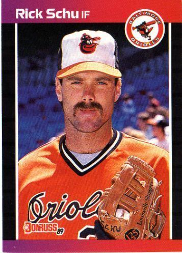 Rick Schu BALTIMORE ORIOLES Rick Schu 406 DONRUSS 1989 MLB