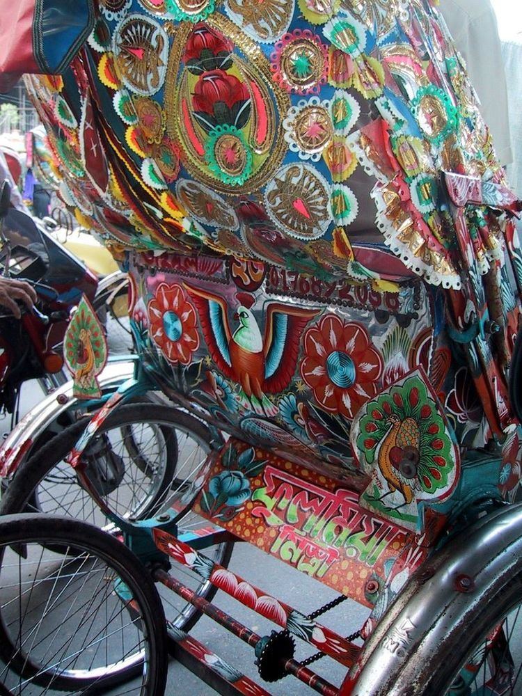 Rickshaw art in Bangladesh