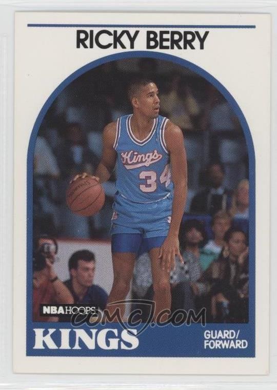 Ricky Berry 198990 NBA Hoops Base 186 Ricky Berry COMC Card Marketplace