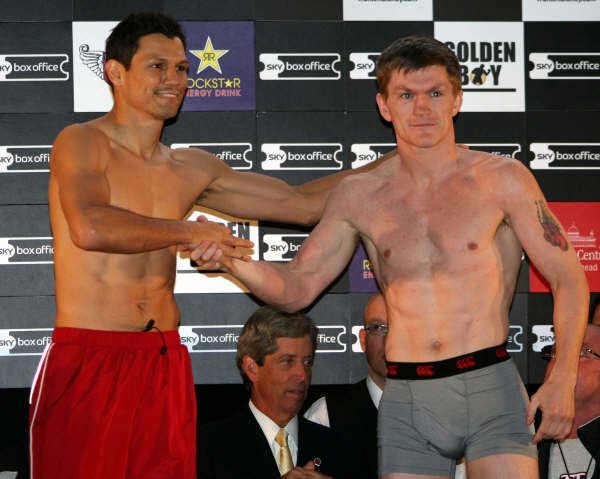Ricky Hatton vs. Juan Lazcano Weigh in Results and Photos Ricky Hatton Vs Juan Lazcano Undercard