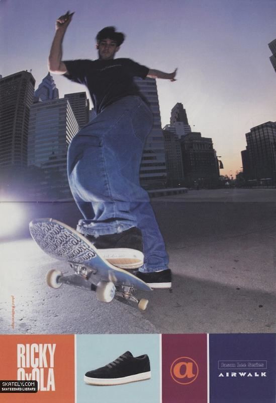 Ricky Oyola Airwalk Shoes Ricky Oyola Ad 1995 lt Skately Library