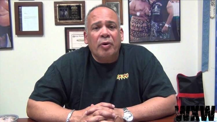 Ricky Santana Commissioner Ricky Santana addresses the WXW Tag Team Championship