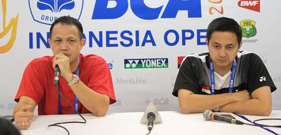 Ricky Subagja Djarum Badminton Gagal Total di Indonesia Open 2014 PBSI Lakukan